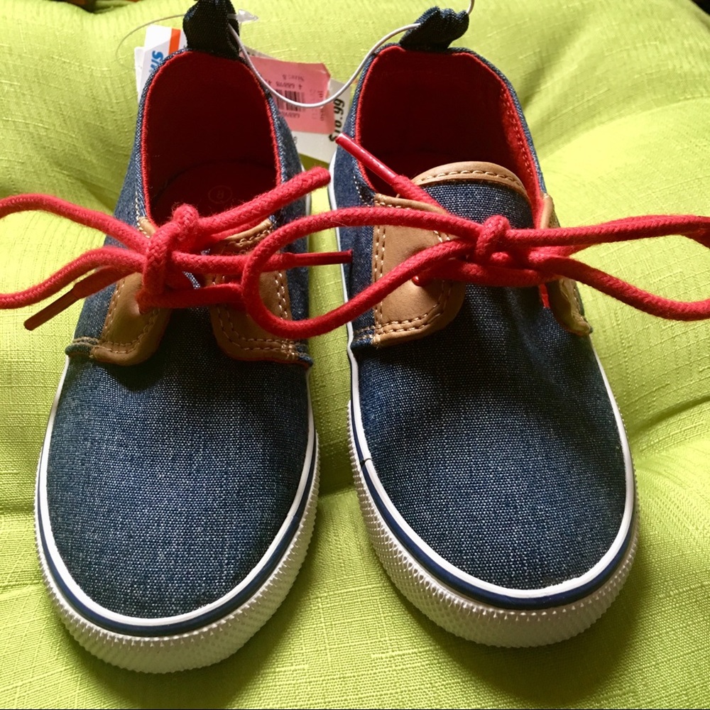 Toddler denim sneakers